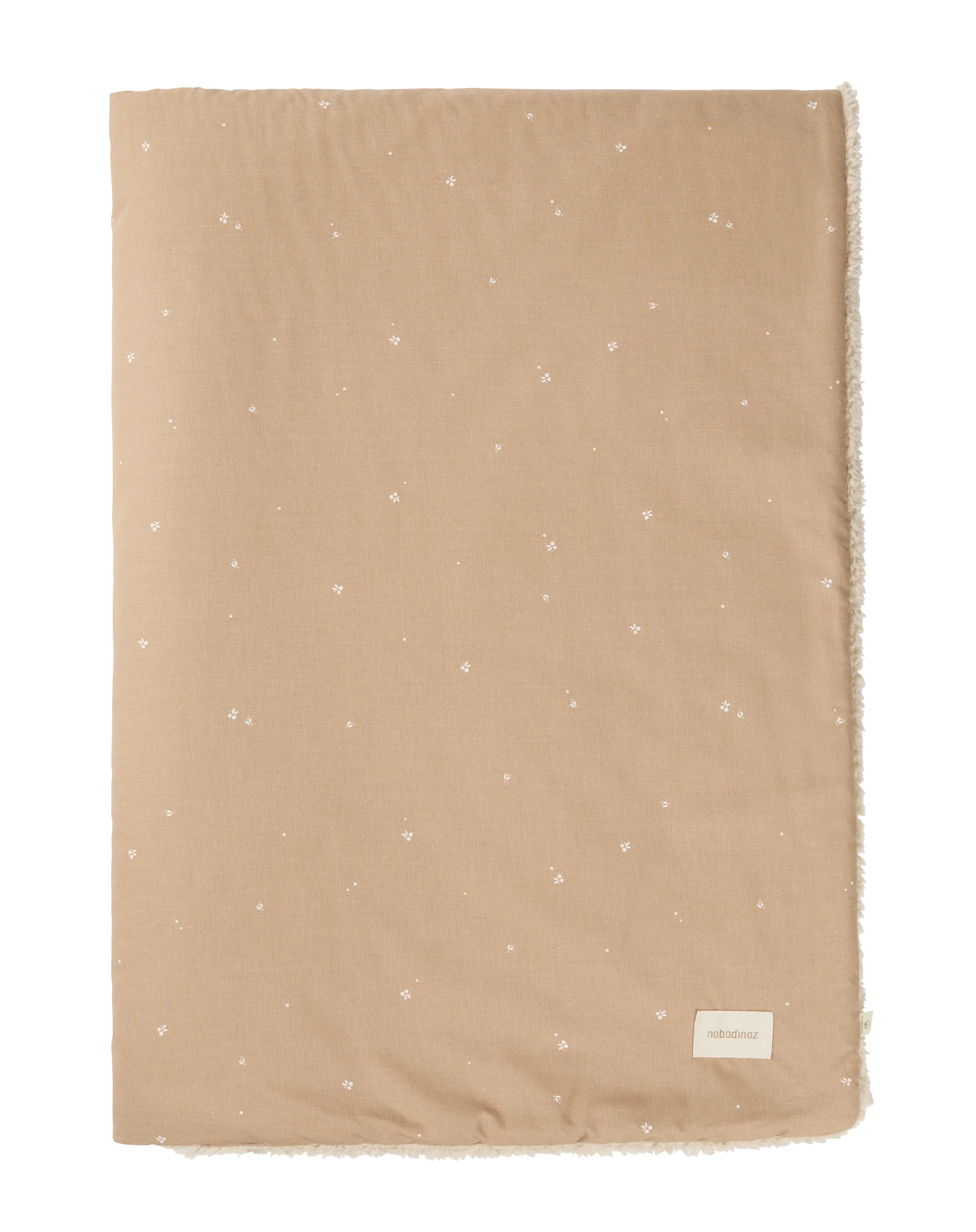 Nobodinoz Stories Winter Blanket 100x140cm | Blush Little Cherries