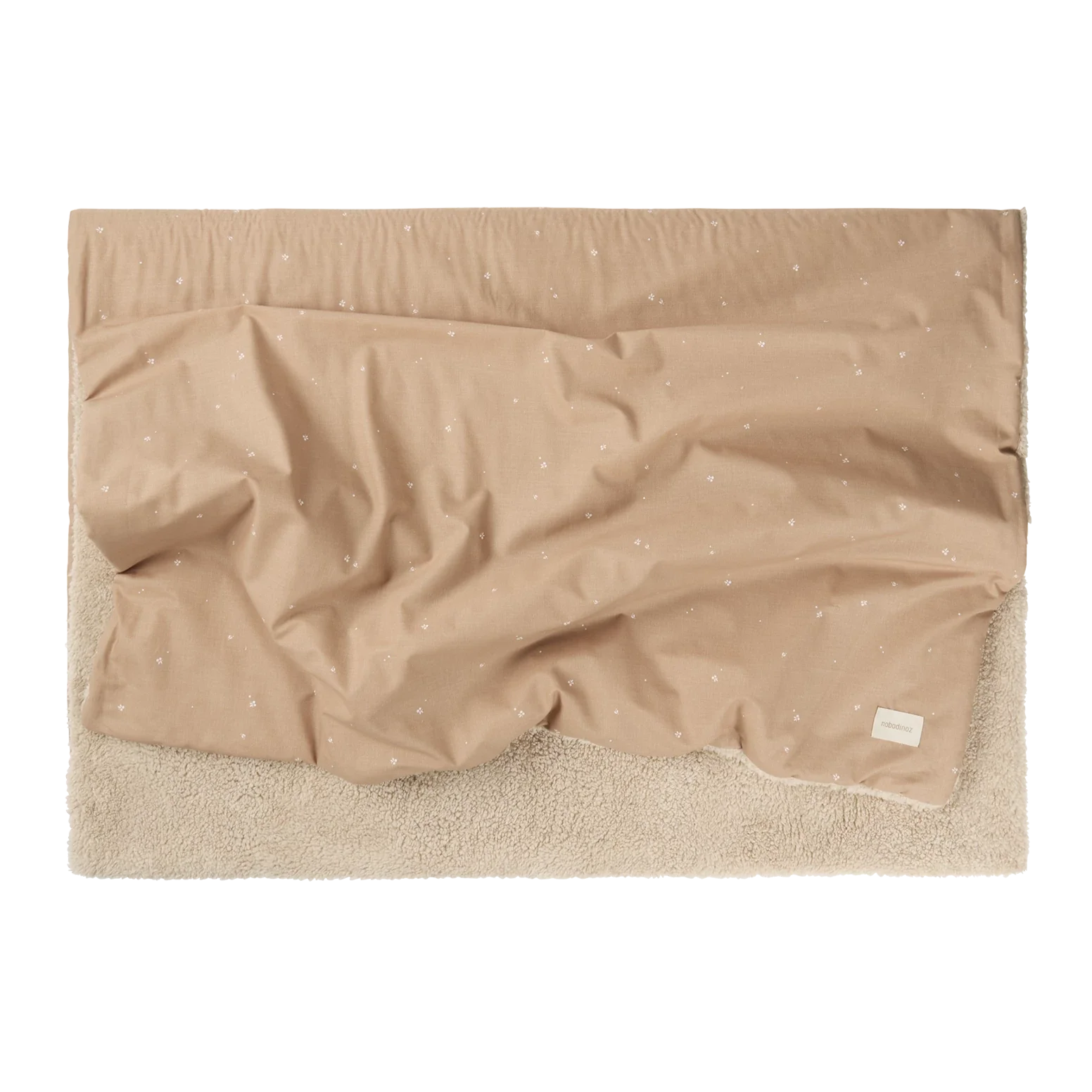 Nobodinoz Stories Winter Blanket 100x140cm | Blush Little Cherries