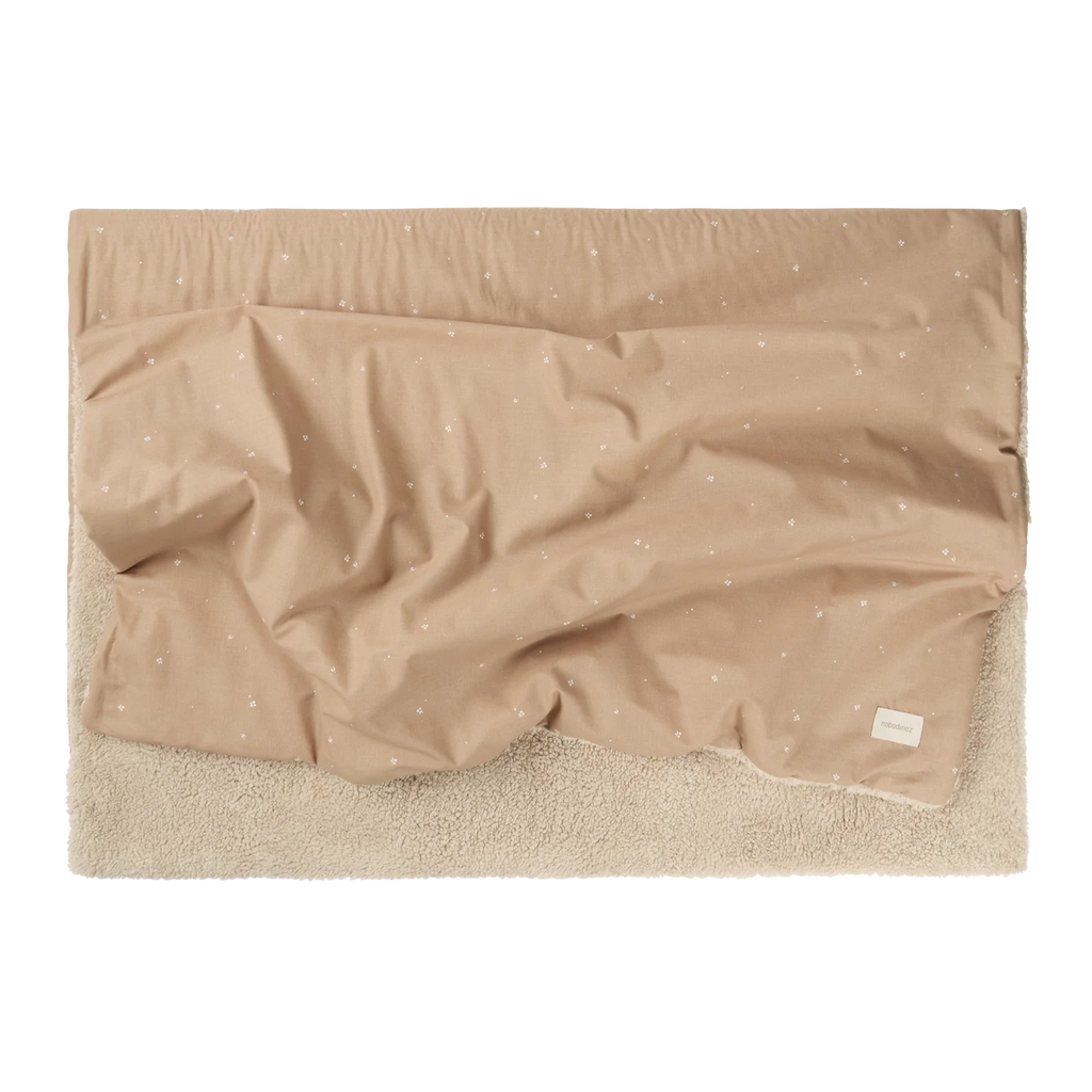 Nobodinoz Stories Winter Blanket 100x140cm | Blush Little Cherries