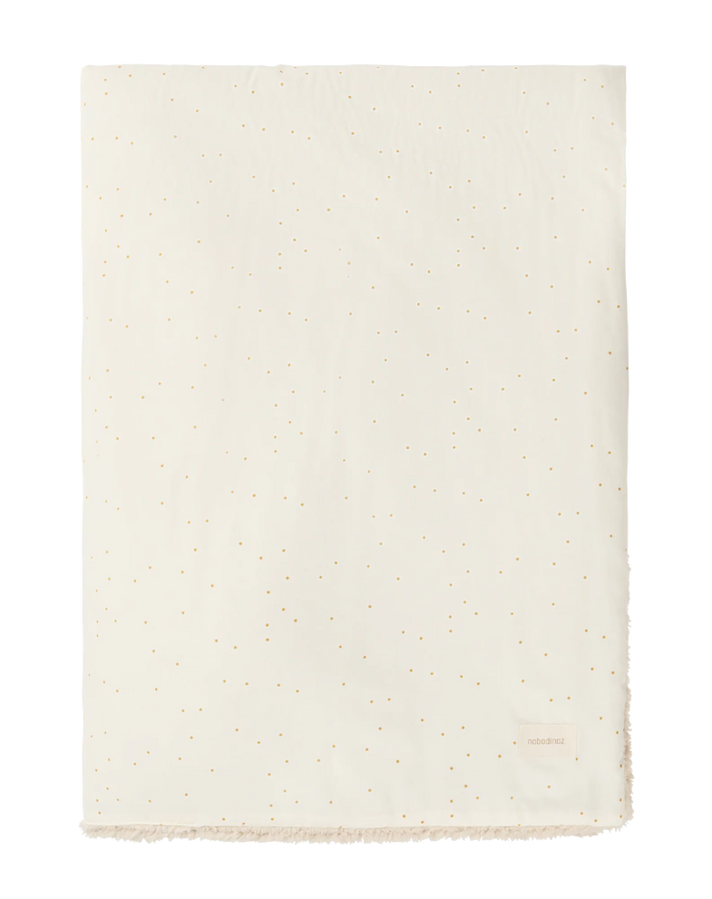 Nobodinoz Stories Winter Blanket 100x140cm | Honey Sweet Dots Natural