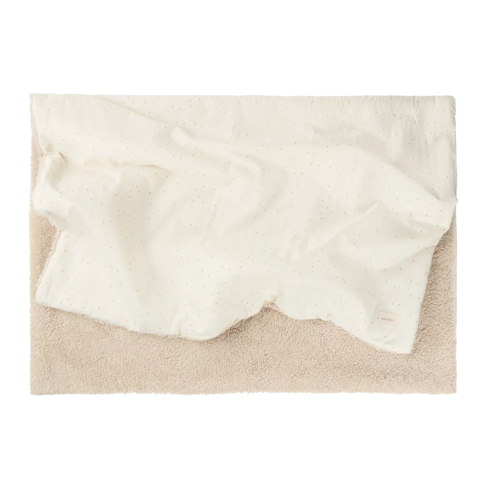 Nobodinoz Stories Winter Blanket 100x140cm | Honey Sweet Dots Natural