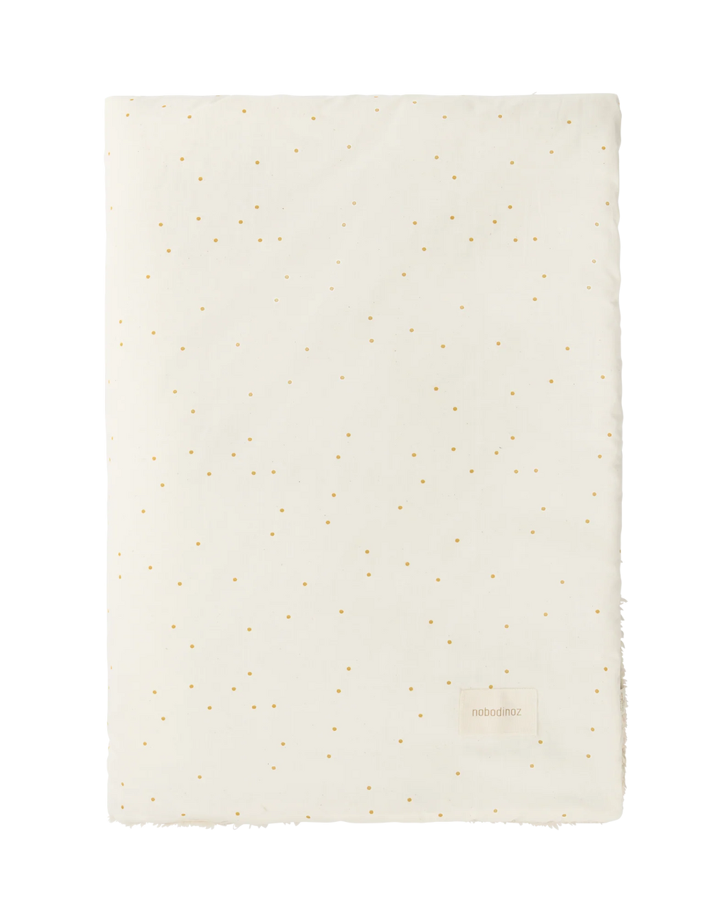 Nobodinoz Stories Winter Newborn Blanket 70x100cm | Honey Sweet Dots Natural