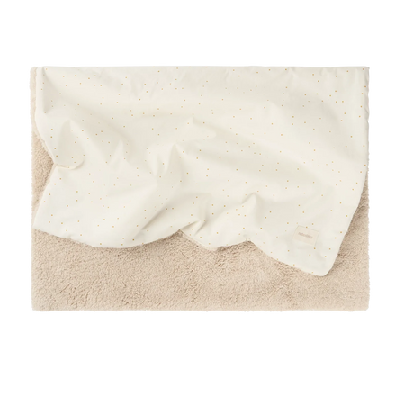 Nobodinoz Stories Winter Newborn Blanket 70x100cm | Honey Sweet Dots Natural