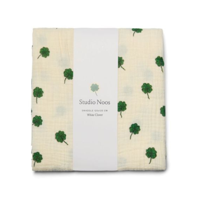 Studio Noos Tetra canvas | White Clover 70x70 cm