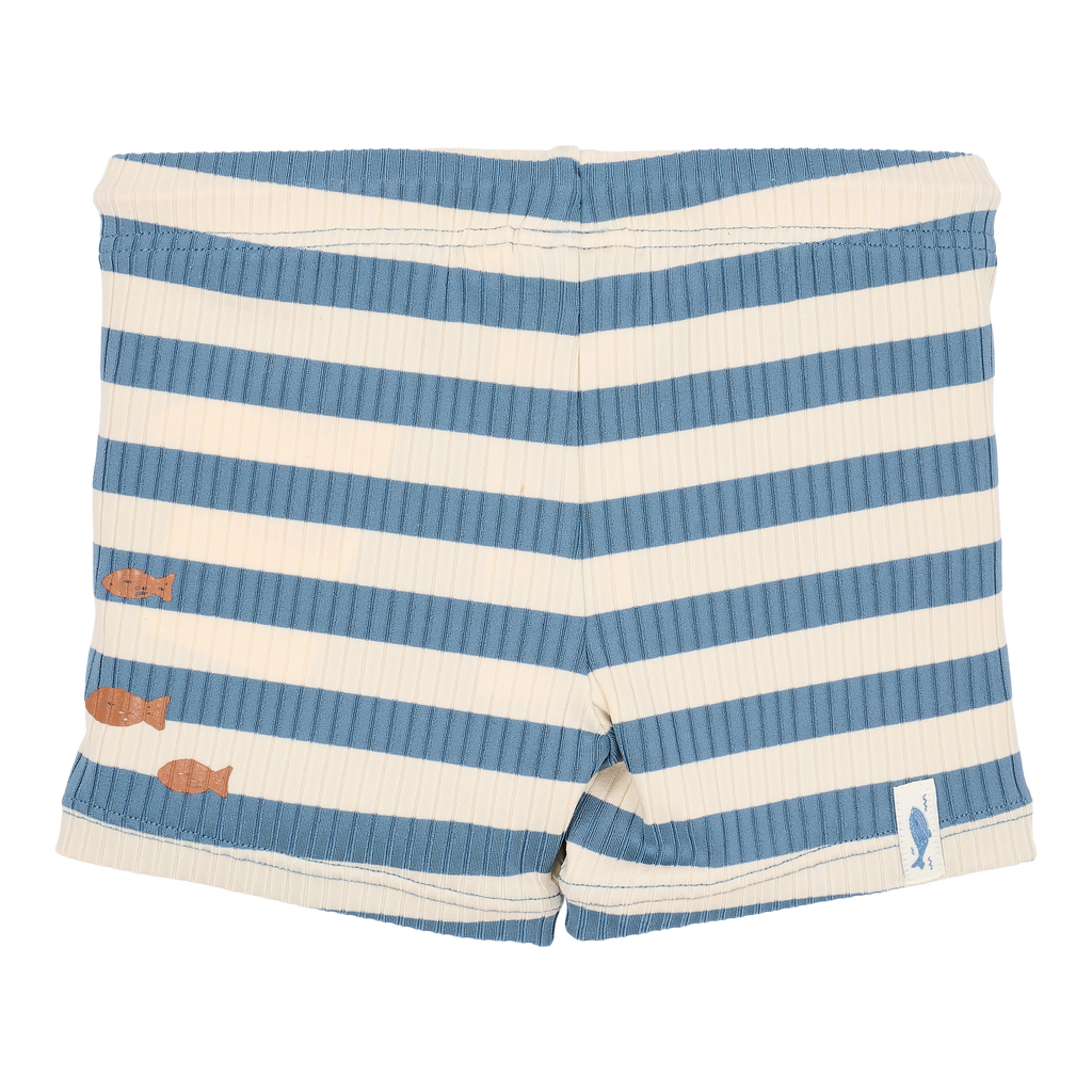 Little Dutch Swim Shorts | Ocean Blue Stripes