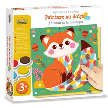 Créalign Easy Paintings Finger Paint Set | Animals