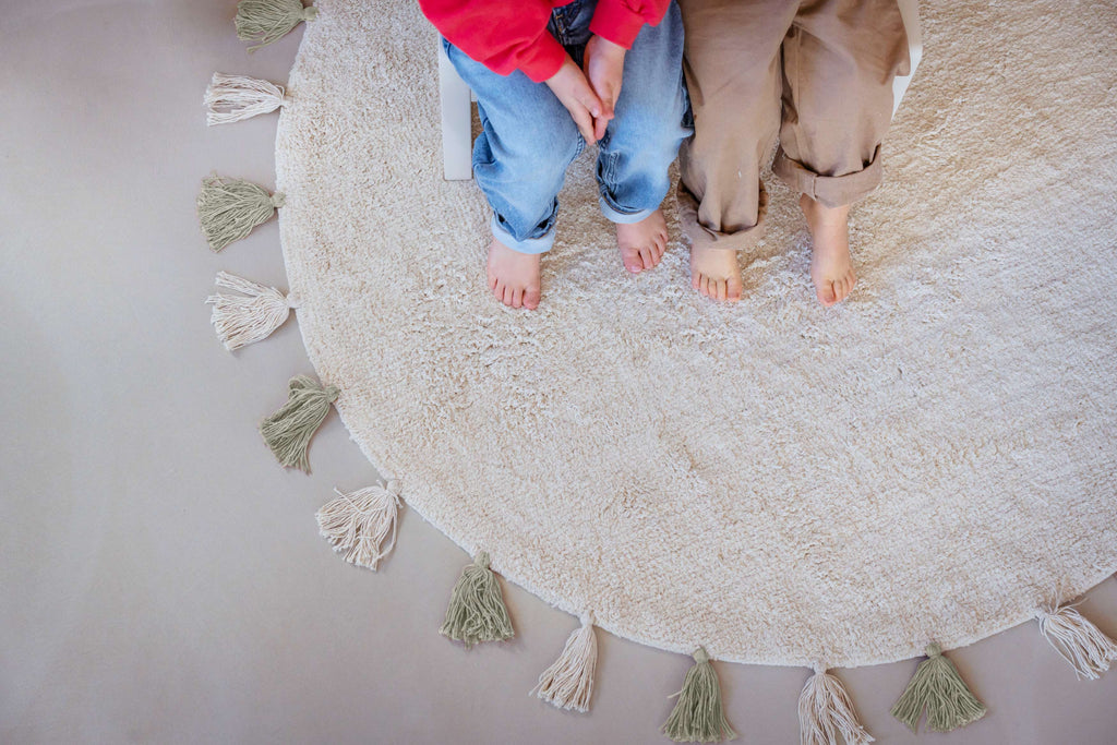 Tapis Petit Rug | Sara Natural/Green
