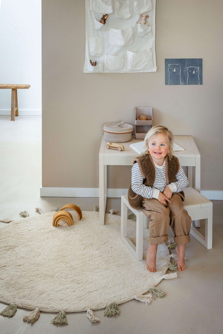 Tapis Petit Rug | Sara Natural/Green