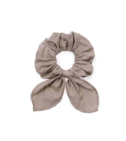 Mrs. Ertha Bow Scrunchie | Taupe