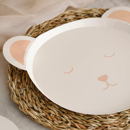 Ginger Ray Paper Plates 8PCS | Teddy