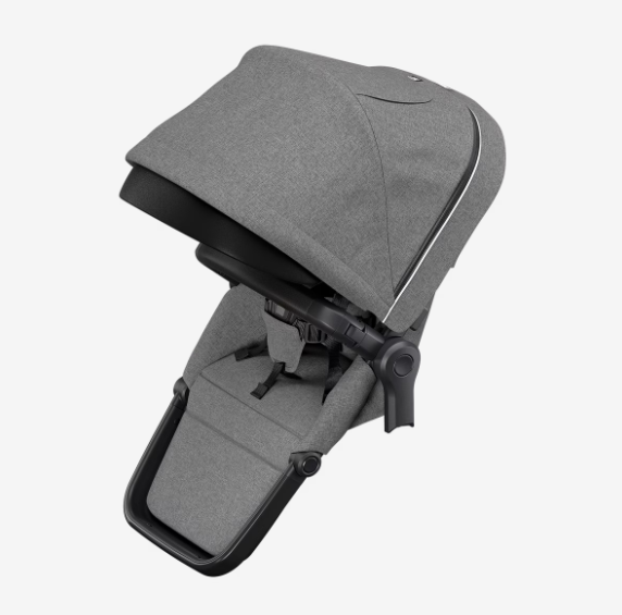 Thule Sleek Seat for Double Buggy | Black/Grey Melange