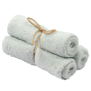 Timboo guest towels 3 pieces 29.5x50cm | Riviera Blue
