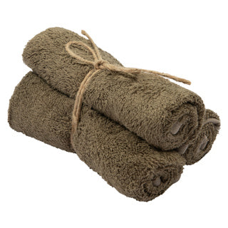 Timboo guest towels 3 pieces 29.5x50cm | Jungle Green
