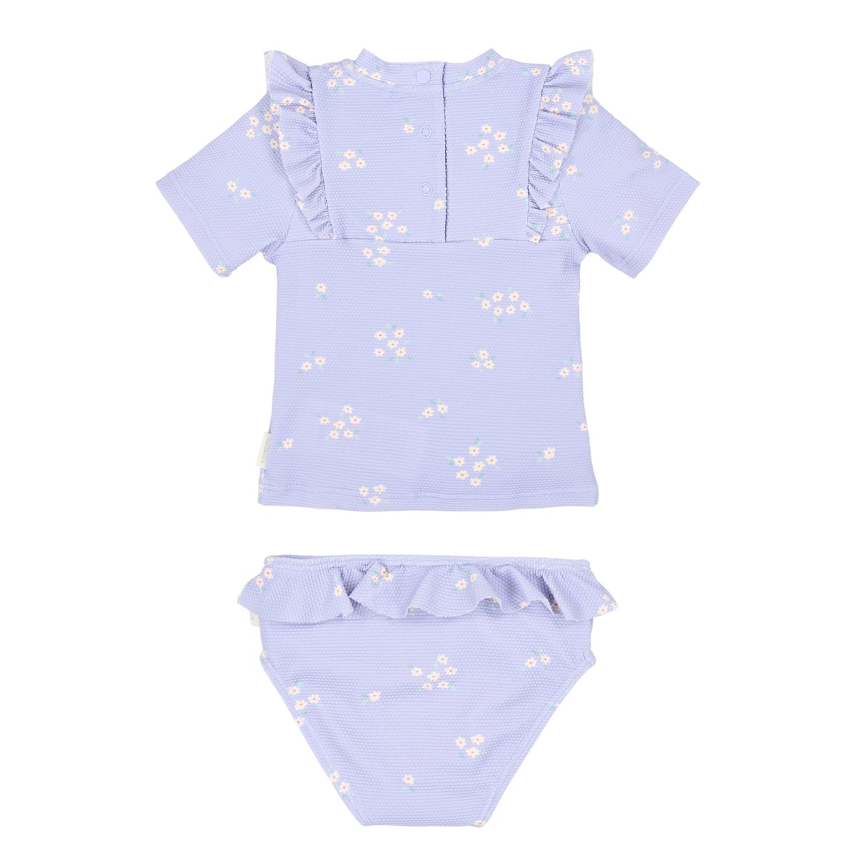 Little Dutch Set Swim Shirt Short Sleeves & Bottoms | Dreamy Lavender