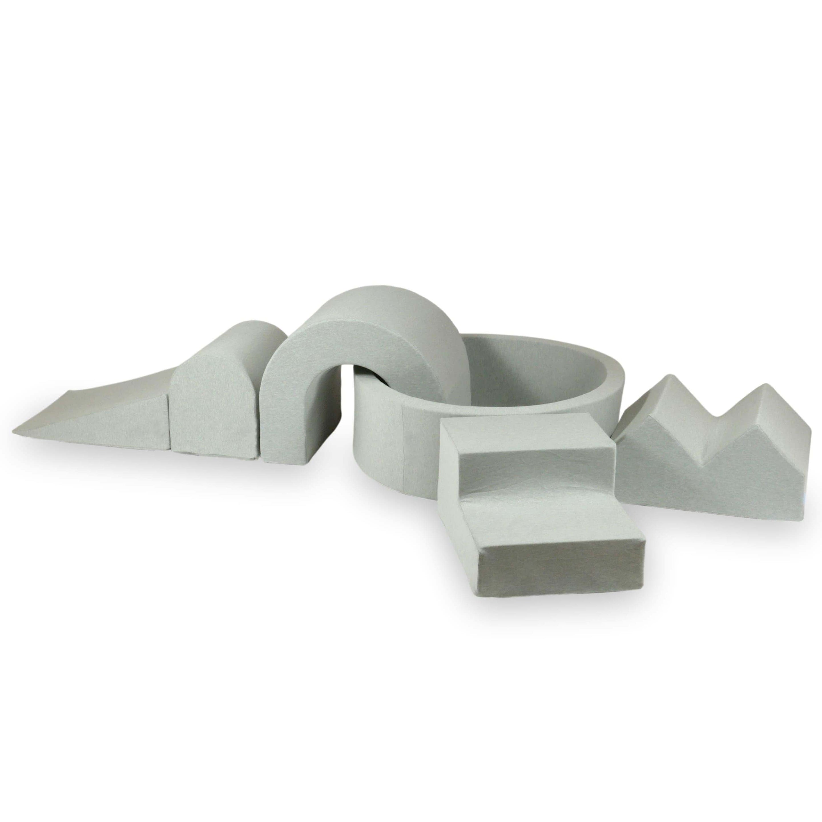 Moje Obstacle Course with Balls | Light Grey