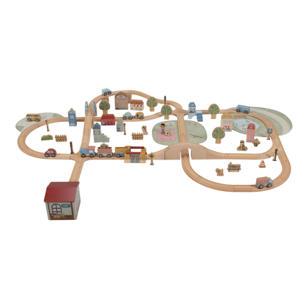 Little Dutch Wooden Train Track Set | XL