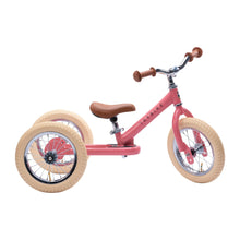 Trybike Steel Balance Bike 2-in-1 | Matt Pink