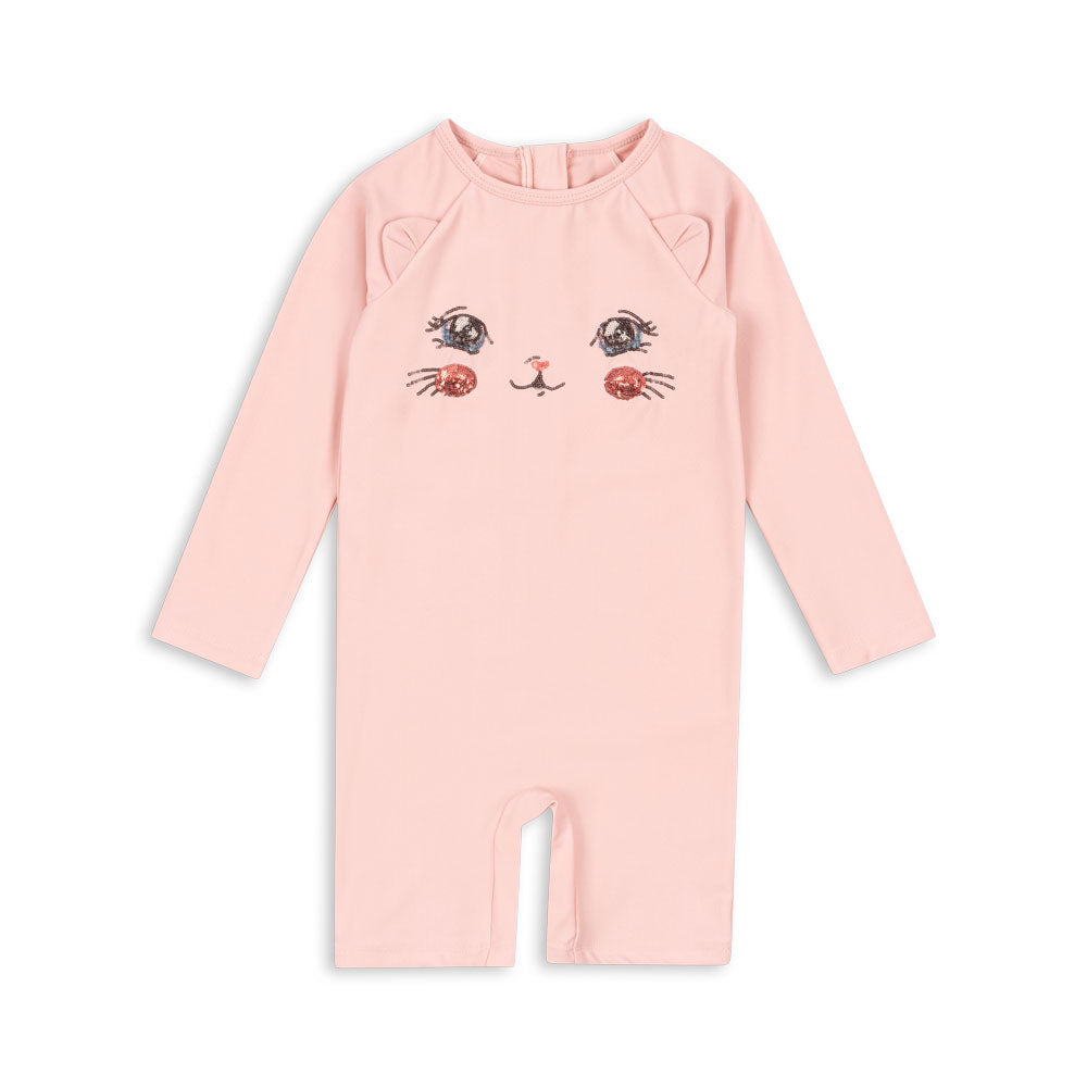 Konges Sløjd Swim Onesie | Kitty Powder Pink