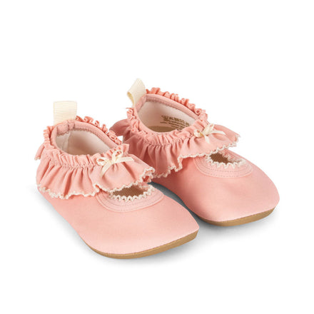 Konges Sløjd Swimming Shoes | Kitty Powder Pink Frill
