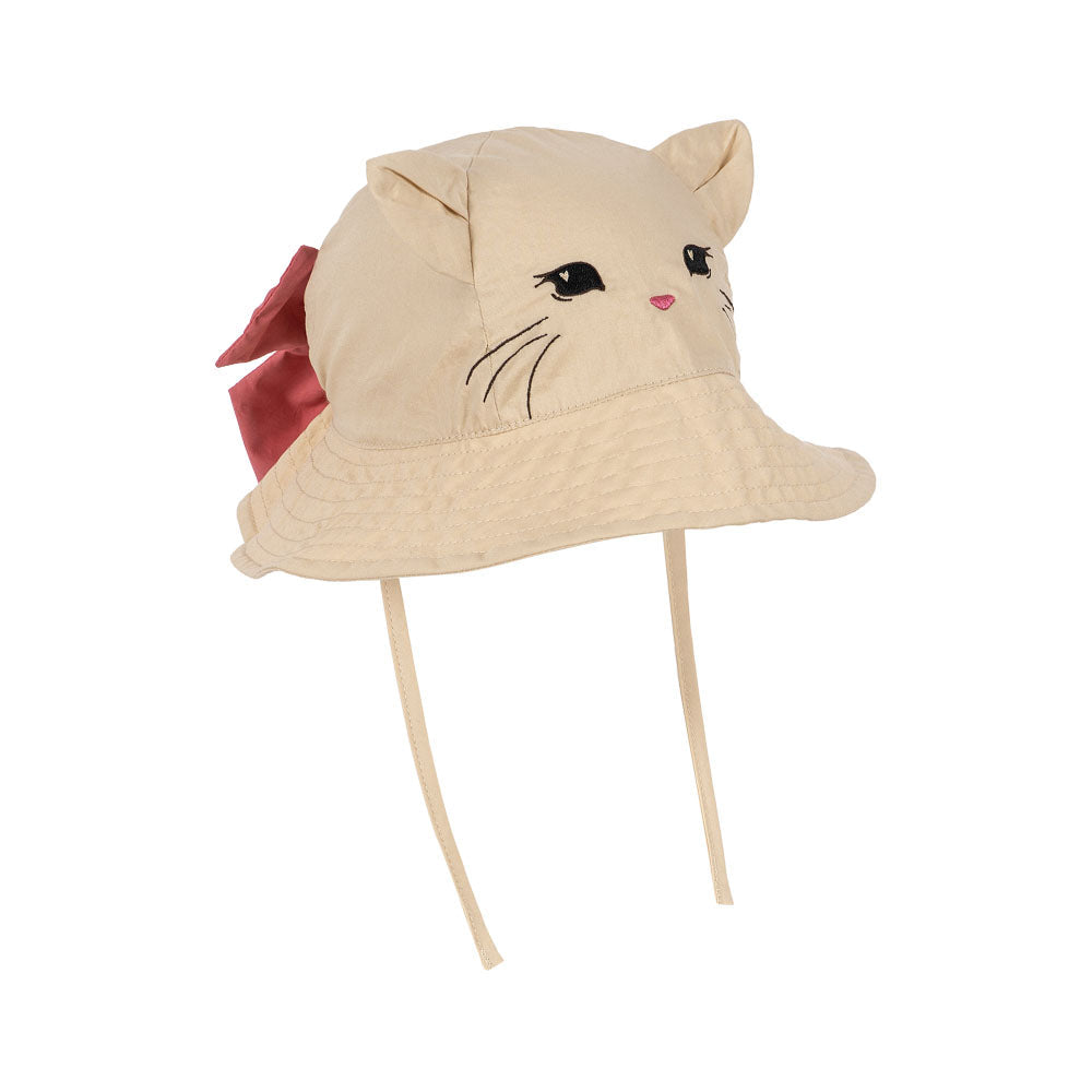 Konges Sløjd Sun Hat | Kitty Bow Creme Brulee