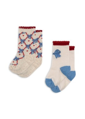 Konges Sløjd 2 Pack Jaquard Bow Socks | Bow Mix