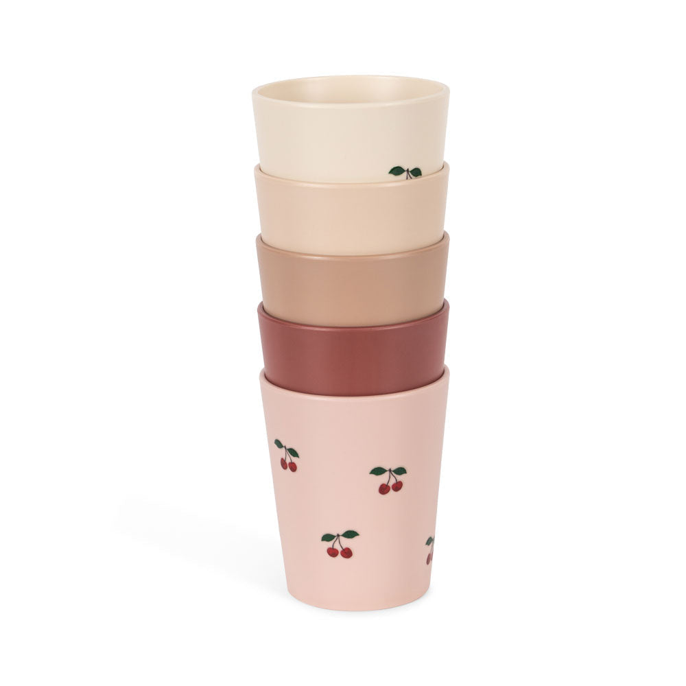 Konges Sløjd Cup Set 5pcs | Cherry