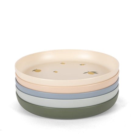 Konges Sløjd Plate Set 5pcs | Lemon