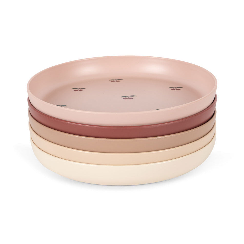 Konges Sløjd Plate Set 5pcs | Cherry