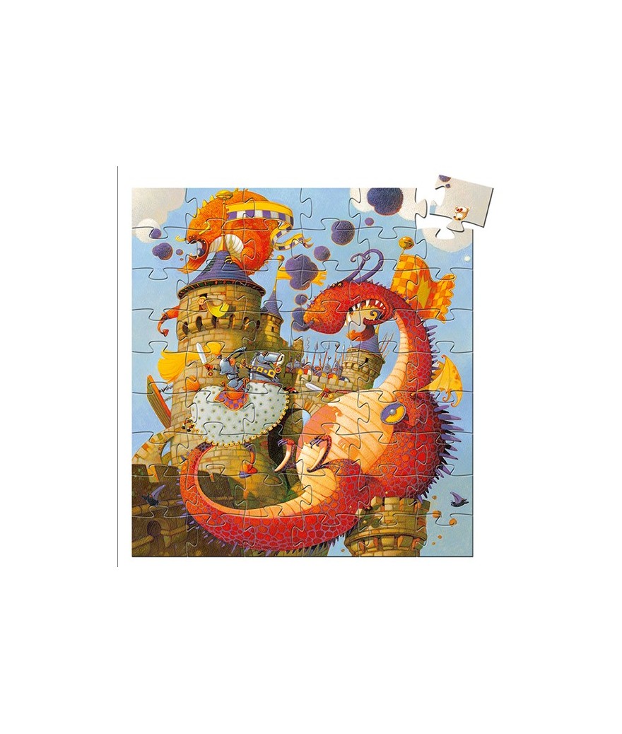 Djeco Puzzle 54 Pieces | Vaillant Et Les Dragons