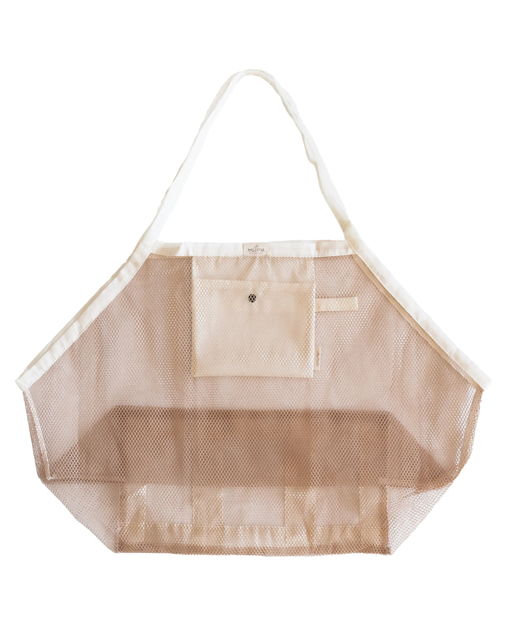 Mrs. Ertha Meshies XL Beach Bag | Vanilla