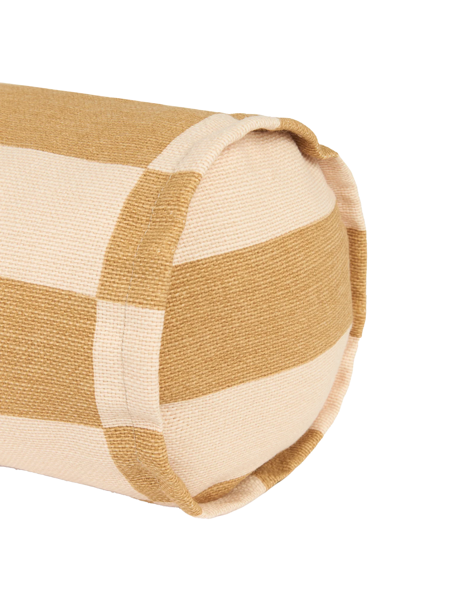 Nobodinoz Vibes Cylinder Cushion 40x40cm | Mustard And Sand Tiles