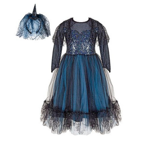 Great Pretenders Dress and Diadem Luna the Midnight Witch | 5-6 years