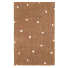 Lorena Canals Machine Washable Carpet Rug 80x140cm | Mini dot chestnut