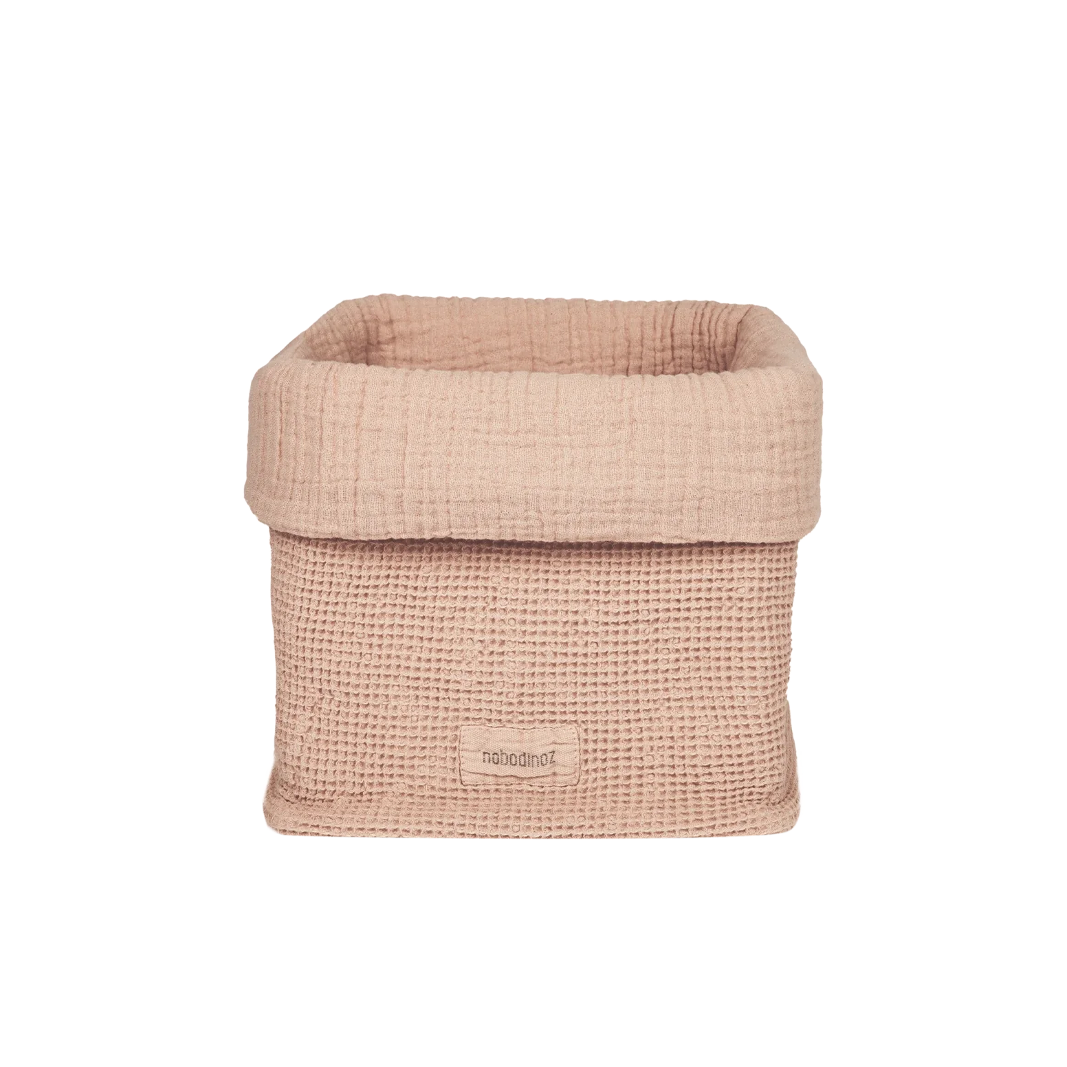 Nobodinoz Wabi Sabi Como basket 20x18cm | Powder Pink