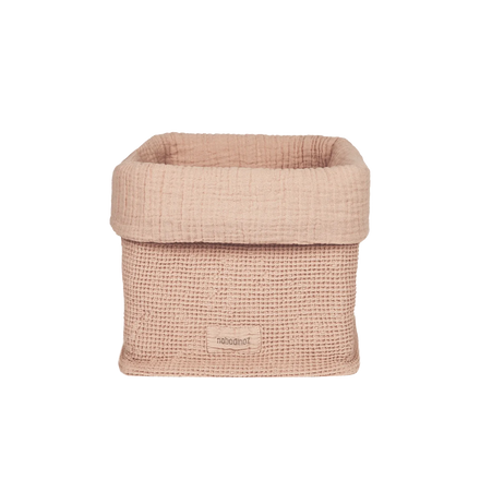 Nobodinoz Wabi Sabi Como basket 20x18cm | Powder Pink