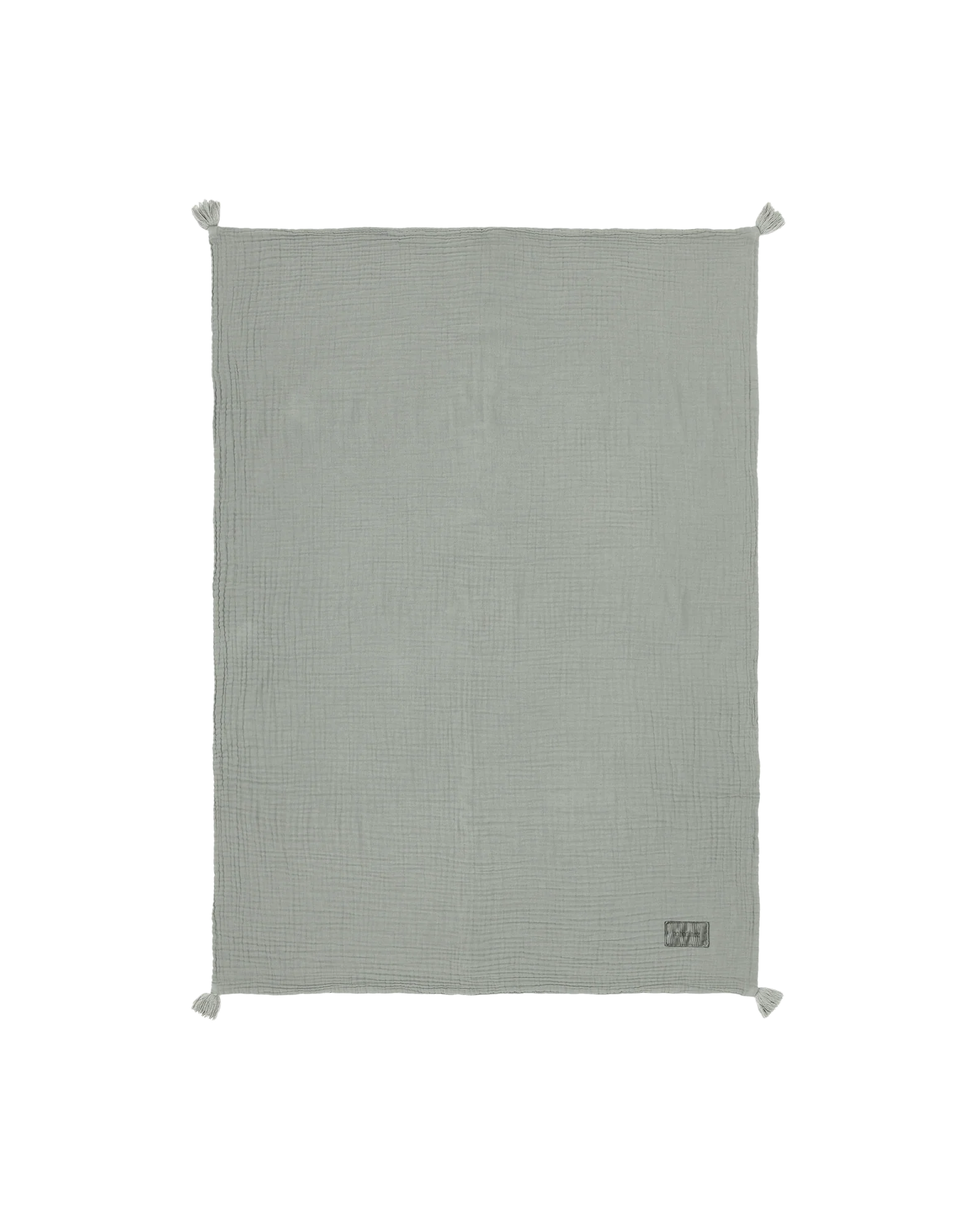 Nobodinoz Wabi Sabi Double Muslin Blanket 65x100cm | Azure