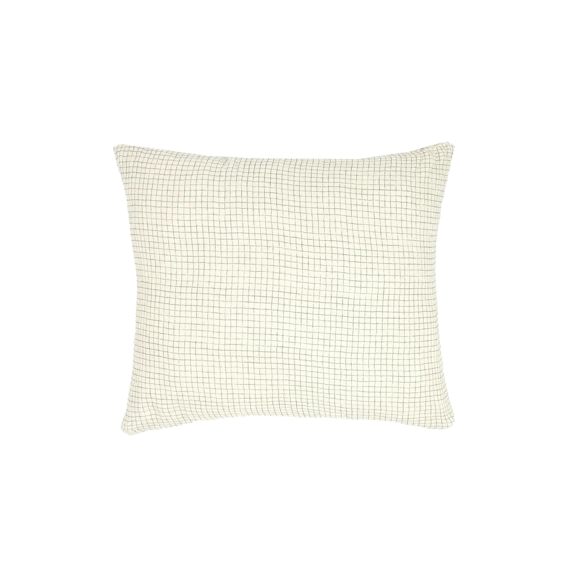 Nobodinoz Wabi Sabi pillowcase 60x60cm | Blue Grid