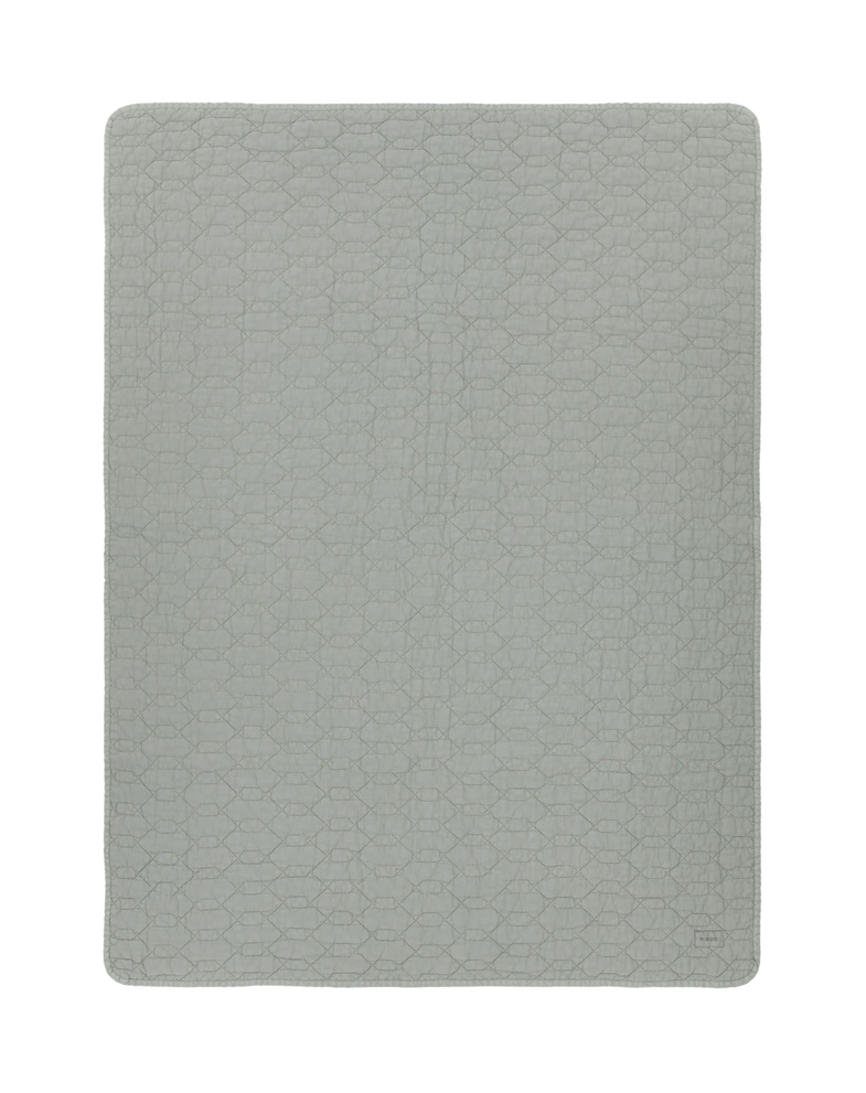 Nobodinoz Wabi Sabi Quilted Blanket 100x135cm | Azure