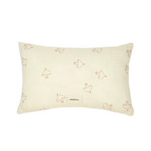 Nobodinoz Wabi Sabi Rectangular cushion 35x23cm | Brown Hoshi Birds