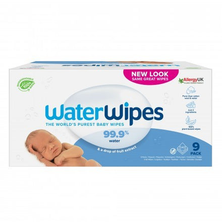 WaterWipes Bio Baby Wipes | Value Pack 9x60 - (540 pcs)