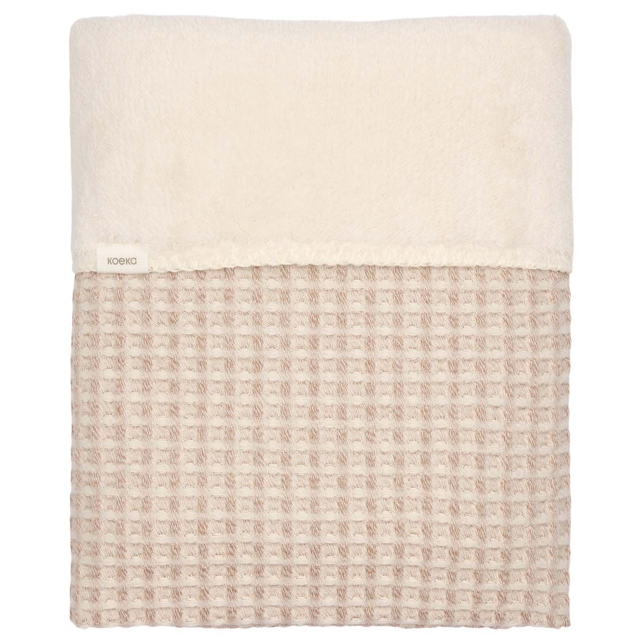 Koeka Crib Blanket Waffle/Teddy Oslo 100x75 | Crumble