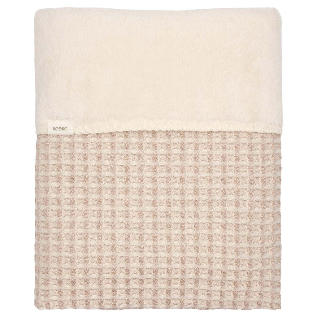 Koeka Crib Blanket Waffle/Teddy Oslo 100x75 | Crumble