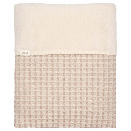 Koeka Crib Blanket Waffle/Teddy Oslo 100x75 | Crumble
