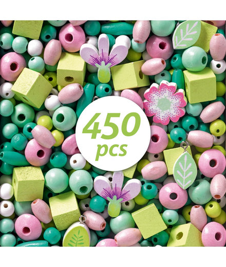 Djeco 450 Beads Flowers