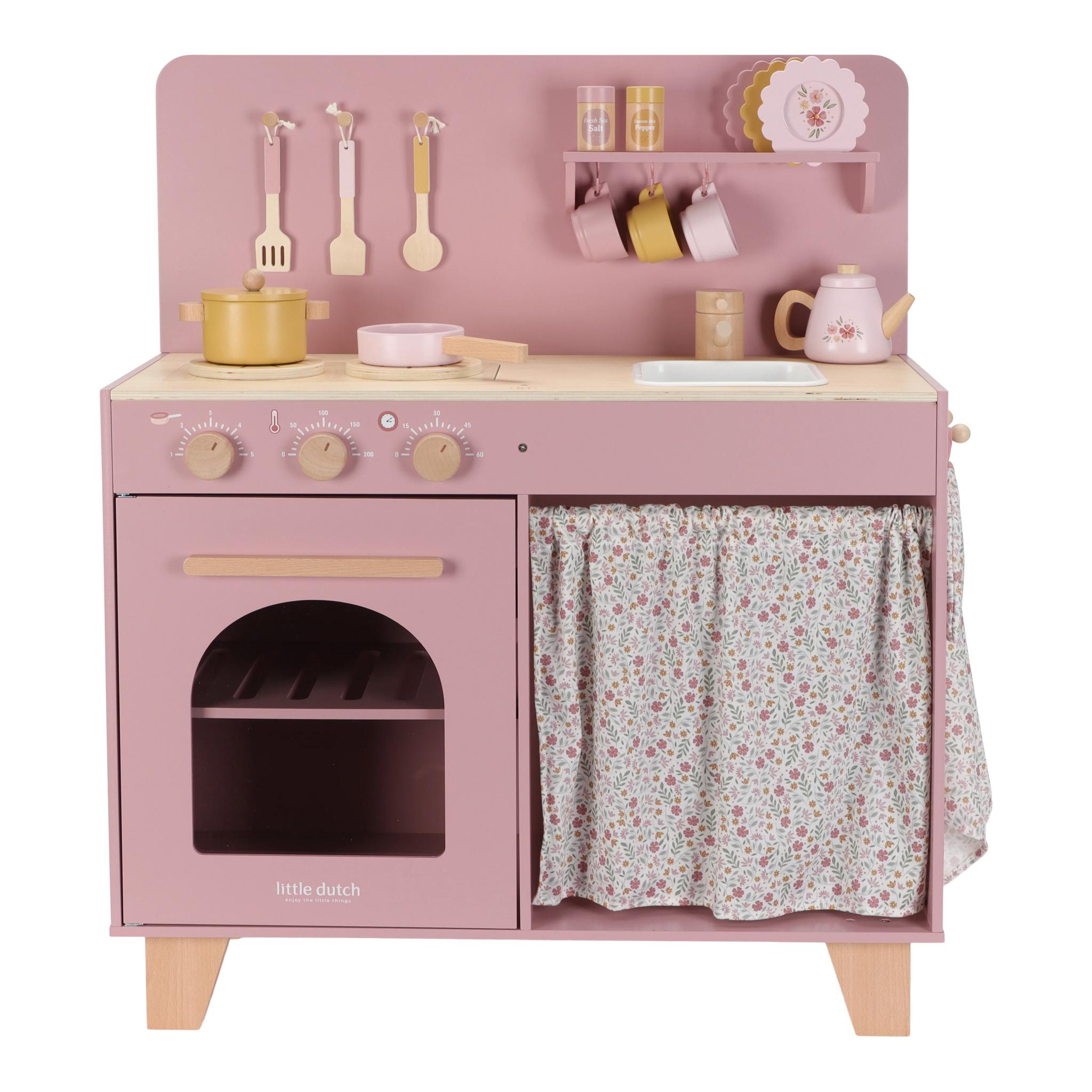 Little Dutch Wooden Play Kitchen | Pink