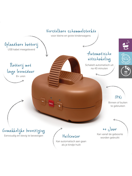 Zazu Baby Rocker | Brown