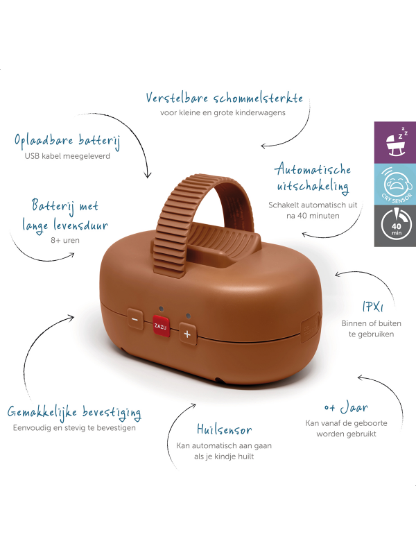 Zazu Baby Rocker | Brown