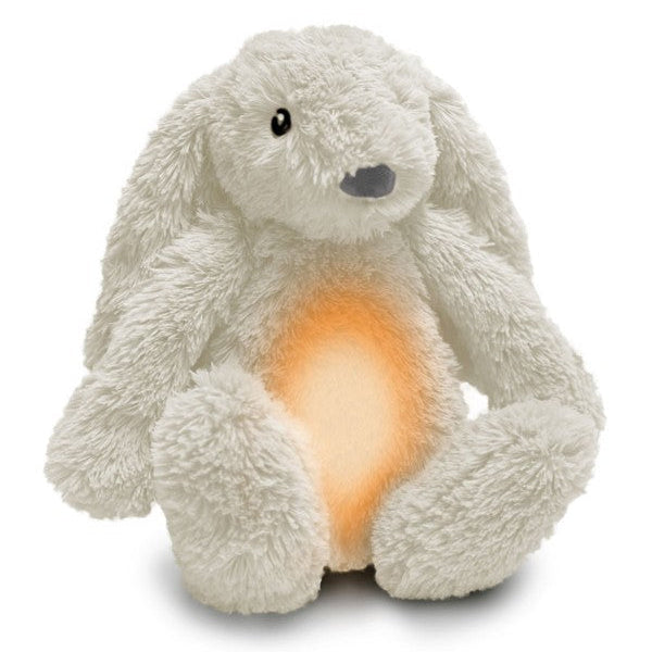 Zazu Heartbeat Hug With Light | Rabbit Ro White