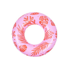 Swim Essentials Pink-Red Ocean Printed Swim Ring 90cm