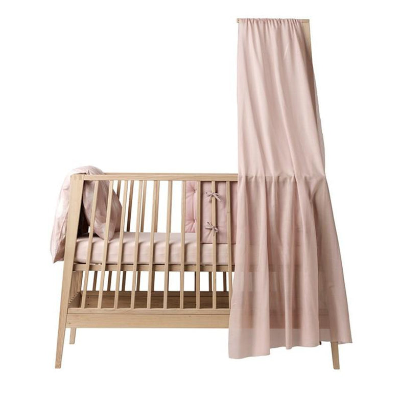 Leander Canopy Mosquito Linea Babybed | Dusty Rose